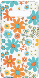 Husa Bestcase Compatibila cu Samsung Galaxy S10 Plus Spring Flowers 2MM Soft Silicon prot cam T 967 