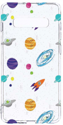 Husa Bestcase Compatibila cu Samsung Galaxy S10e Universe Planets 2MM Soft Silicon prot cam T 466 
