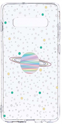 Husa Bestcase Compatibila cu Samsung Galaxy S10 Plus Universe Planets 2MM Soft Silicon prot cam T 468 