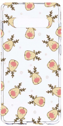 Husa Bestcase Compatibila cu Samsung Galaxy S10 Plus Xmas 2MM Soft Silicon prot cam T 349 