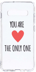 Husa Bestcase Compatibila cu Samsung Galaxy S10e You Are The Only One 2MM Soft Silicon prot cam T 114 