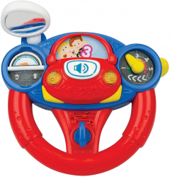 Jucarie volan interactiv pentru copii Winfun 000684 Rosu 