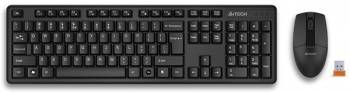 KIT Tastatura si Mouse Wireless A4Tech 3330N - Ideal pentru Birou sau Acasa 