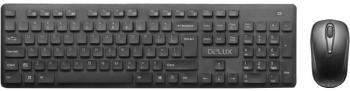 KIT Tastatura si Mouse Wireless Delux KA150G - Ideal pentru Birou sau Acasa 