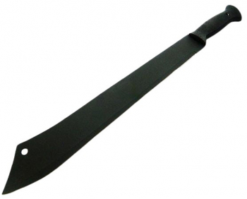 Maceta de vanatoare IdeallStore® Survival Heir 58 cm otel inoxidabil negru teaca inclusa 