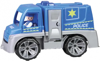 Masina de politie cu figurina pentru copii Lena Truxx 869602 Albastru 