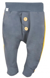 Pantaloni cu botosei pentru baieti Koala Lazy Days 07-399-62 Gri 