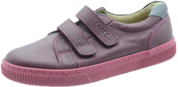 Pantofi din piele pentru copii Mini Junior SO-06-33 Visiniu 