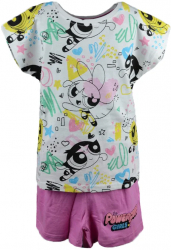 Pijama de vara pentru fete E Plus M Powerpuff PPG 52 04 PPG 52 04 004-116-cm Multicolor 