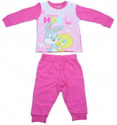 Pijama pentru fete Sun City Looney Tunes ER0318F-86 Fucsia 