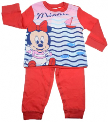 Pijama pentru fete Sun City Minnie Mouse ET0309R-86-cm Rosu