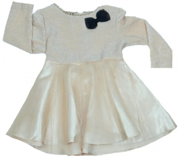 Rochita eleganta pentru fete Mini Junior SN-26-98-cm Crem 