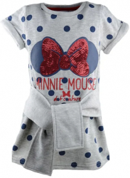 Rochita eleganta pentru fete Sun City Minnie Mouse HS1081G-128-cm Gri 