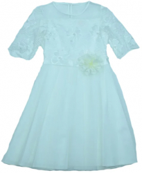 Rochita eleganta pentru fete Viwa W-85-158 Alb 