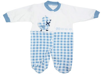 Salopeta cu maneca lunga pentru copii Mini Junior ZEN-7-62 Albastru 