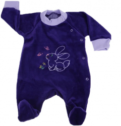 Salopeta cu maneca lunga pentru fete Pifou Model 16 SPCP-23 Mov 