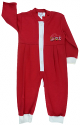 Salopeta cu maneca lunga pentru fete Pifou PF56483-86 Rosu 