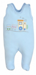 Salopeta fara maneci pentru baieti Koala Train A01-074-86-cm Albastru 