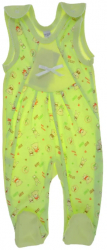 Salopeta fara maneci pentru fete Koala Bobas Fashion VE825 Verde 