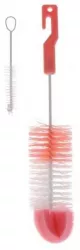 Set 2 perii pentru curatarea biberoanelor si a tetinelor Canpol Babies 2 410 Roz 