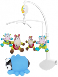 Set carusel muzical si lampa de veghe BabyOno 1362CL Multicolor