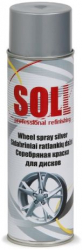 Spray argintiu pentru jante SOLL 0.5 l 