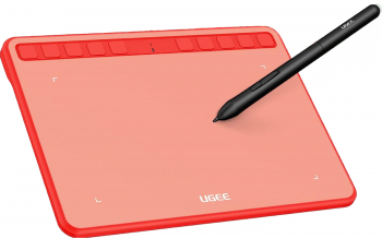Tableta grafica 6.3 x 4 inch cu 10 taste stylus pen cu 8192 puncte presiune inclus USB-C compatibil Windows MacOS Android Linux 