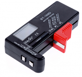 Tester digital pentru baterii afisaj LCD 11 x 6 x 2 5 cm negru 