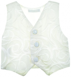 Vesta de botez pentru baieti Christopher Baby Club VST-5-0-6-luni-68-cm Crem 