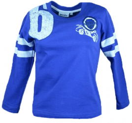 Bluza cu maneca lunga pentru baieti Wendee BU10300805-1-122 Albastru 