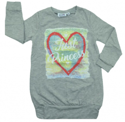 Bluza cu maneca lunga pentru fete Wendee OZMY39295-1G-104 Gri 