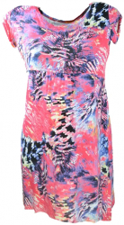 Bluza cu maneca scurta pentru gravide Mini Junior BDDE12RO Multicolor