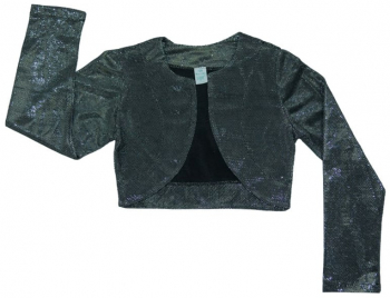 Bolero elegant pentru fete ZIBI BON-128-cm Gri 