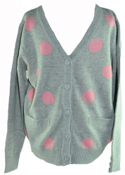 Cardigan cu maneca lunga pentru fete Happy House BL-200G-104 Gri 