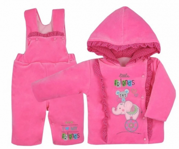 Compleu 2 piese iarna pentru fete Koala Circus 04-510-62-cm Roz 