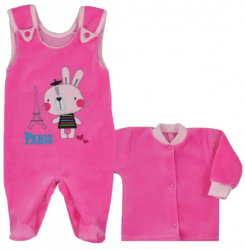 Compleu 2 piese pentru fete Koala Swiata 05-087F-56-cm Fucsia 
