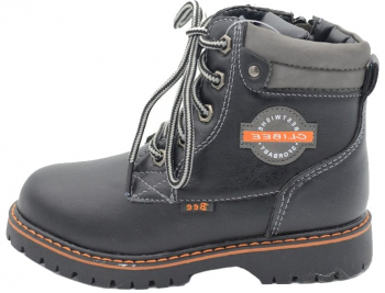 Ghete imblanite pentru baieti Clibee H-61-32 Negru 