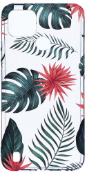 Husa BestCase Compatibila Cu Realme C21 Bopical Flowers 2MM Soft Silicon prot cam T 497 