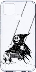 Husa BestCase Compatibila Cu Realme C21 Death Swinging 2MM Soft Silicon prot cam T 1063 