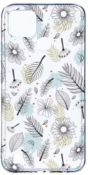Husa BestCase Compatibila Cu Realme C21 Flowers 2MM Soft Silicon prot cam T 81 