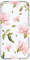 Husa BestCase Compatibila Cu Realme C21 Flowers Collection 2MM Soft Silicon prot cam T 496 
