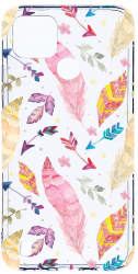 Husa BestCase Compatibila Cu Realme C21 Happy Feathers 2MM Soft Silicon prot cam T 68 