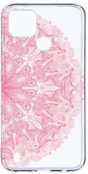 Husa BestCase Compatibila Cu Realme C21 Lace Pink 2MM Soft Silicon prot cam T 21 