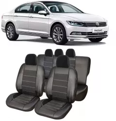 Huse scaune auto piele Alcantara Volkswagen Passat B8 2014-2023 