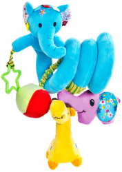Jucarie din plus spirala pentru bebelusi Sensillo 26338 Multicolor 