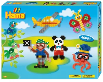 Margele de calcat HAMA MIDI INSULA - 4000 margele in cutie 