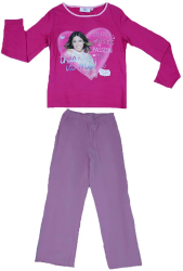 Pijama pentru fete Violetta Disney NH2218F-128 Fucsia 