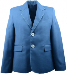 Sacou elegant pentru baieti Semina SMNA1-B-122-cm Albastru 