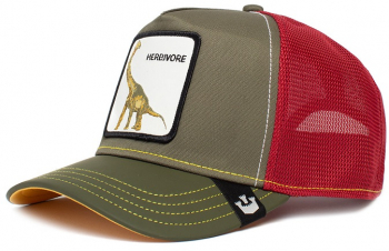 Sapca Goorin Brothers Trucker Thunder Lizard Herbivore Verde 