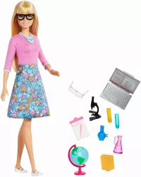 Set de joaca Barbie - Mobilier cu papusa profesoara